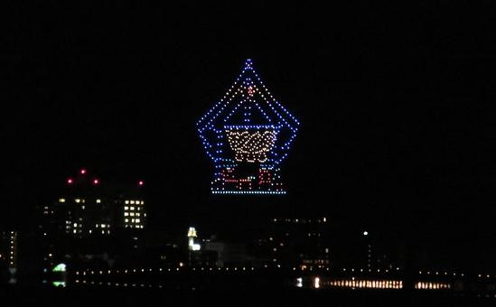 ドローンショー/松江水郷祭 ドローンショー/松江水郷祭の写真