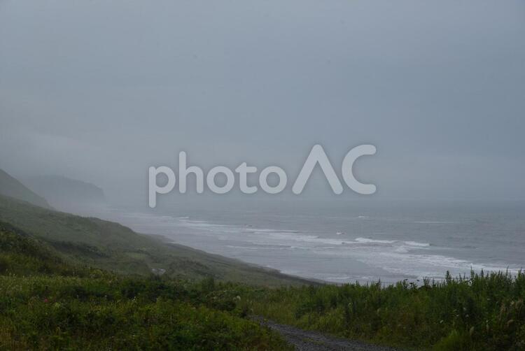 釧路の夏の海岸 釧路,夏,海岸の写真素材