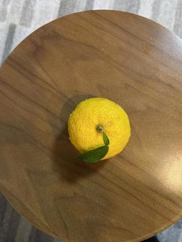 ゆず ゆず,柑橘,黄色の写真素材