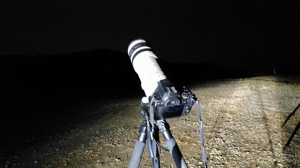 超望遠レンズで天体撮影 一眼レフ,カメラ,望遠レンズの写真素材