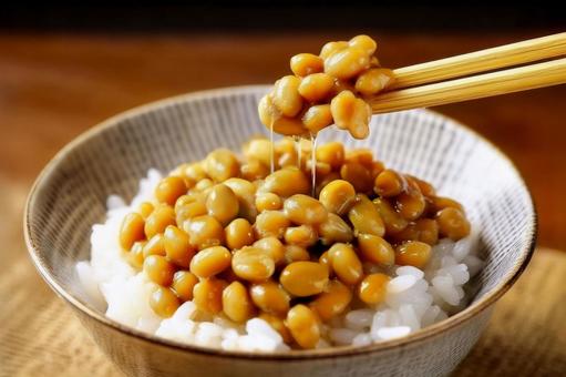 納豆ごはん 納豆ごはんの写真