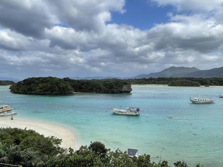 川平湾の風景 川平湾の風景 海,旅,自然の写真素材