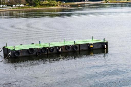 静岡県浜松市 秋の浜名湖　大崎　埠頭 日本,静岡県,浜松市の写真素材
