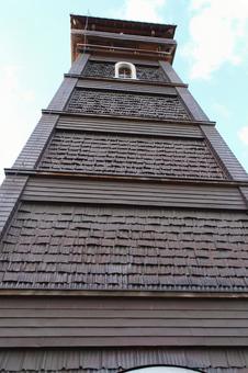 甲州夢小路の甲府・時の鐘 山梨県,甲府市,甲府時の鐘の写真素材