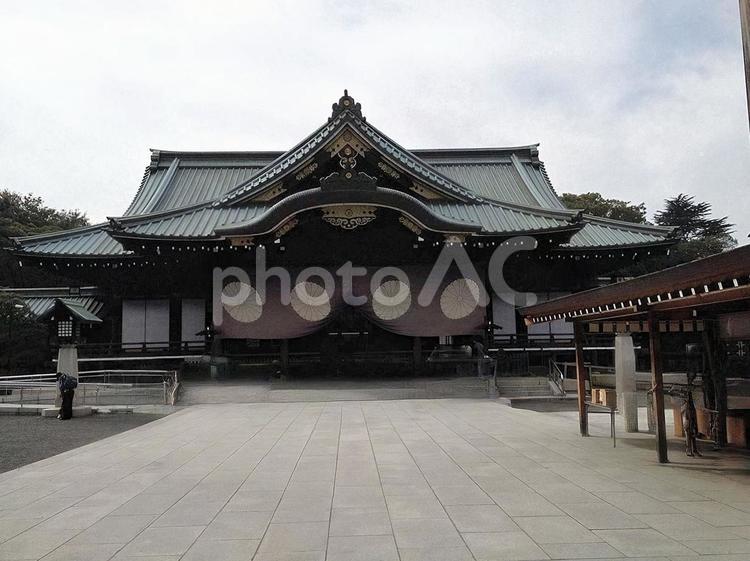 風景写真】靖国神社の風景 靖国神社,神社,境内の写真素材