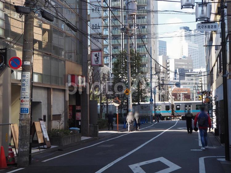 代々木の街並み（東京都・渋谷区） 代々木,街並み,渋谷区の写真素材