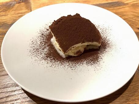 カフェでティラミス ティラミス,カフェ,ビストロの写真素材