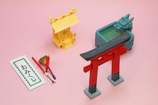 初詣　お参りのイメージ 初詣,参詣,参拝の写真素材