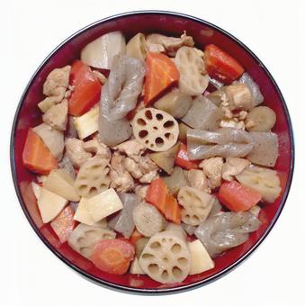 Chikuzen boiled, JPG Chikuzen boiled, 築前煮, 新年, 蓮藕, JPG