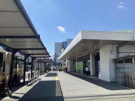 横浜線のJR古淵駅前 横浜線のJR古淵駅前の写真