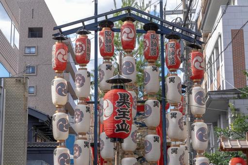 祇園祭 黒主山 祇園祭 黒主山 祇園祭,黒主山,提灯の写真素材