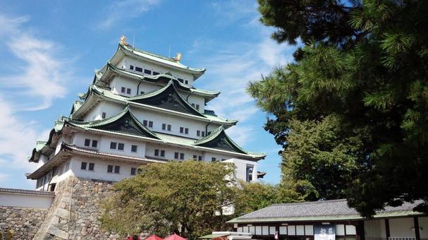Nagoya Castle under the blue sky, JPG Nagoya Castle under the blue sky, JPG