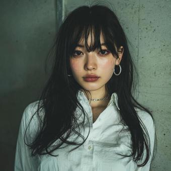 ロングヘア美人03 ロングヘア美人03の写真
