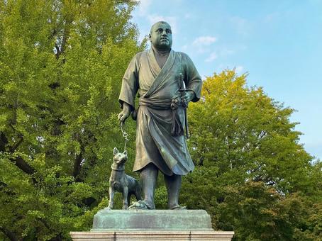 上野公園西郷さんの銅像 上野公園西郷さんの銅像の写真