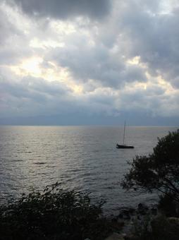 琵琶湖、船 琵琶湖、船 琵琶湖,船,水面の写真素材