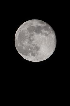 スーパームーン　月の写真