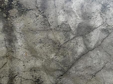 ひび割れたコンクリート壁　コピースペースの写真