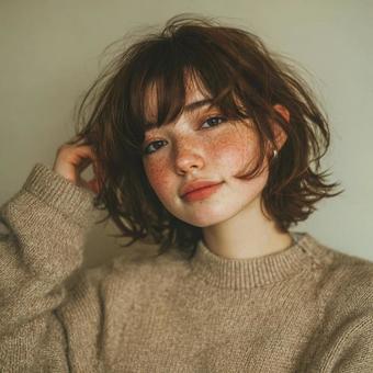 魅力的な仕草の女性04 魅力的な仕草の女性04の写真