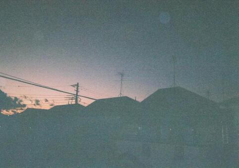 夕暮れ 夕暮れの写真
