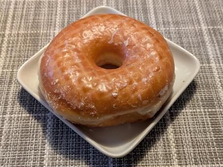 大雪前の日曜日の朝に食べたドーナツ ドーナツ,スイーツ,デザートの写真素材