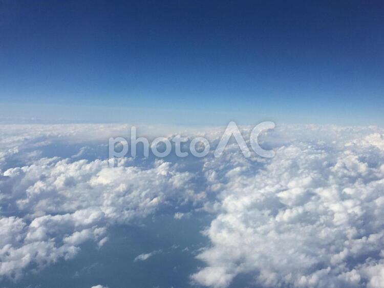 雲の絨毯１８ 空,雲の写真素材
