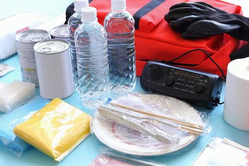 非常用グッズ 非常用グッズ 防災バッグ,避難,災害の写真素材