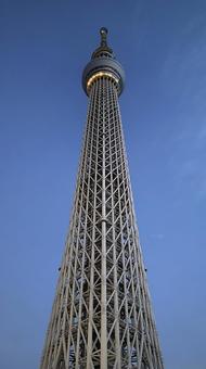 634m 東京スカイツリー 634m 東京スカイツリー スカイツリー,東京,東京スカイツリーの写真素材
