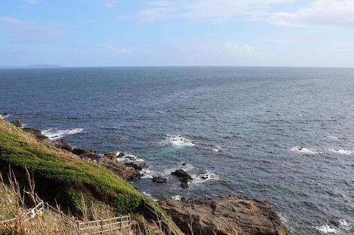 １０月中旬の城ケ島公園からの風景 城ケ島公園,城ケ島,自然の写真素材