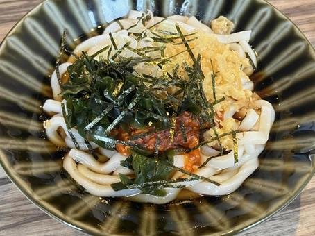油うどん 油うどん 油うどん,うどん,食べ物の写真素材