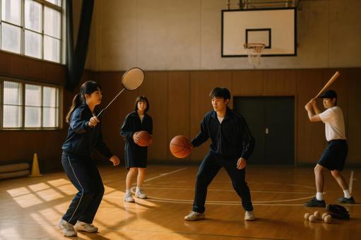 冬休みの部活動 冬休みの部活動の写真