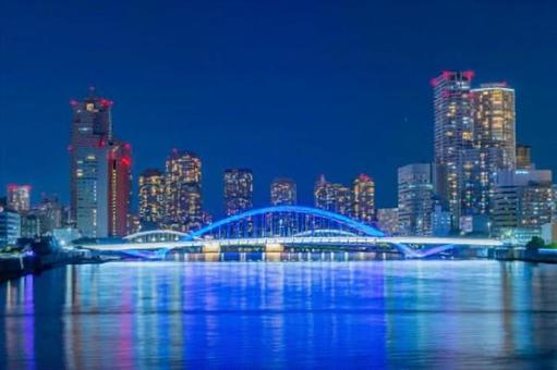 空想都市ー港町の夜景ー 空想都市ー港町の夜景ーの写真