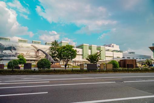 【福井】恐竜王国の福井駅周辺 【福井】恐竜王国の福井駅周辺 福井駅,福井,恐竜の写真素材