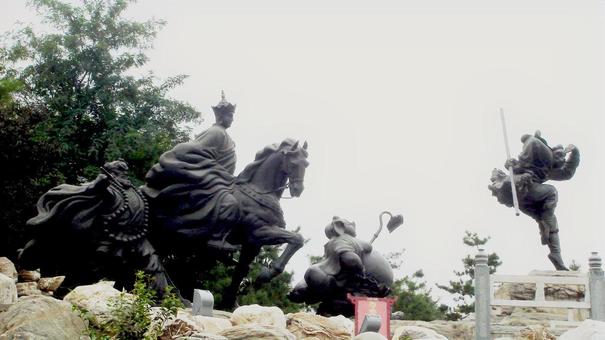 Statue of Journey to the West (Datang Furong Garden, Xi'an, China), JPG Statue of Journey to the West (Datang Furong Garden, Xi'an, China), JPG