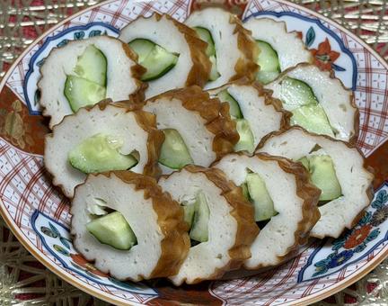 野焼きちくわきゅうり 美味しい,野焼きちくわきゅうり,ちくわきゅうりの写真素材