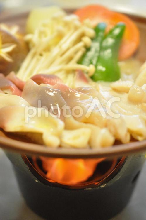 ホッキの陶板焼き ホッキ,魚介,陶板焼きの写真素材
