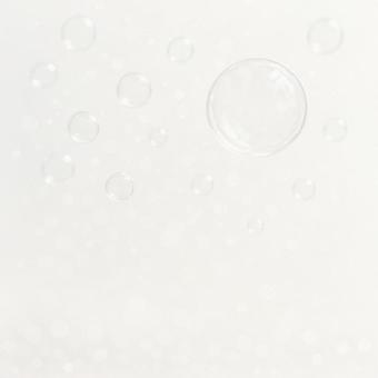 漂うシャボン玉と幻想的な光の写真