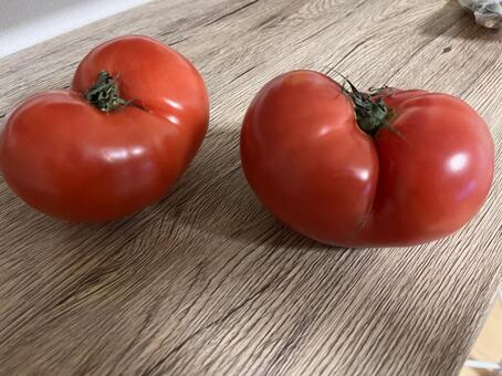 ハートのトマト 食事,ご飯,手作りの写真素材