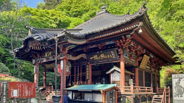 坂東33観音 16番 水澤寺 本堂 坂東33観音 16番 水澤寺 本堂 水澤寺,五徳山,本堂の写真素材