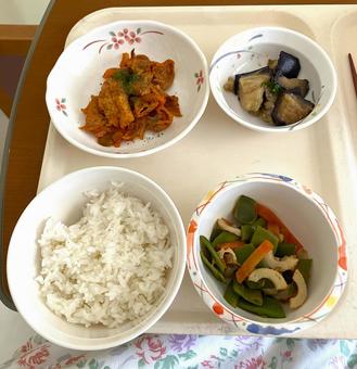 院内食2 院内食2 病院食,病院,入院の写真素材