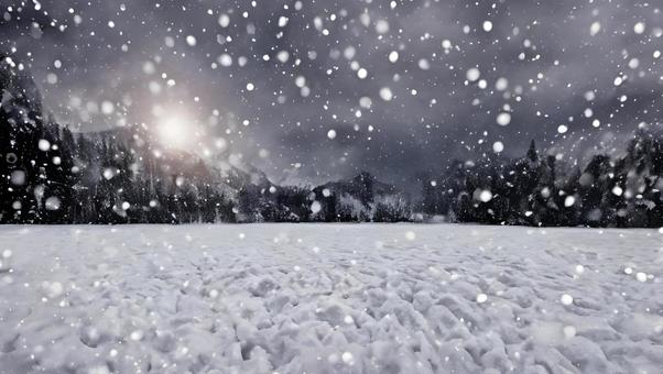 冬の背景 雪景色 風景 冬の背景 雪景色 風景 霧氷,雪原,氷点下の写真素材
