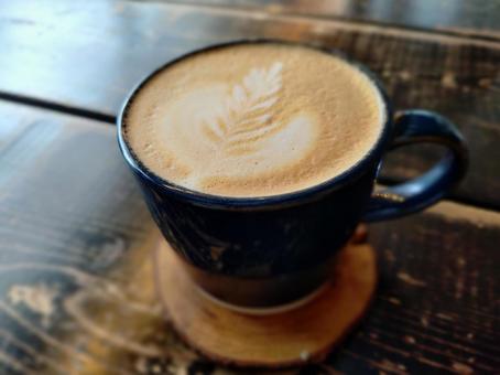 カフェラテの写真