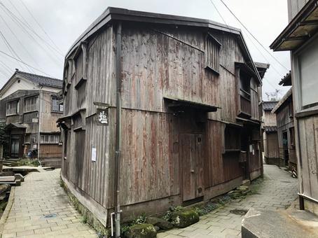 佐渡 宿根木 三角家 佐渡 宿根木 三角家 佐渡,三角家,宿根木の写真素材