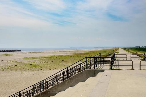 浜辺の風景(36) 海,波,砂浜の写真素材