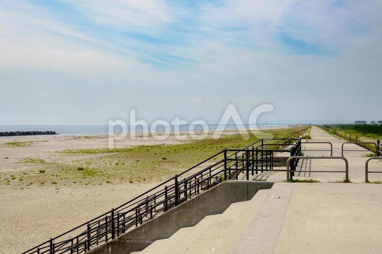 浜辺の風景(36) 海,波,砂浜の写真素材