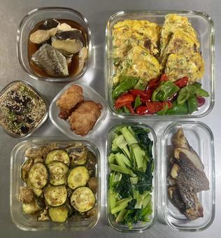 週末の作り置き5 週末の作り置き5 作り置き,料理,食材の写真素材