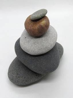 石 石,自然石,丸いの写真素材