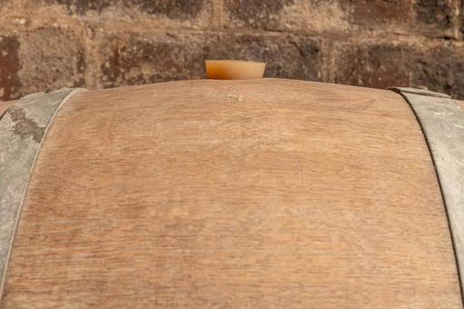 酒瓶のアップ 酒樽,資材,ワインの写真素材