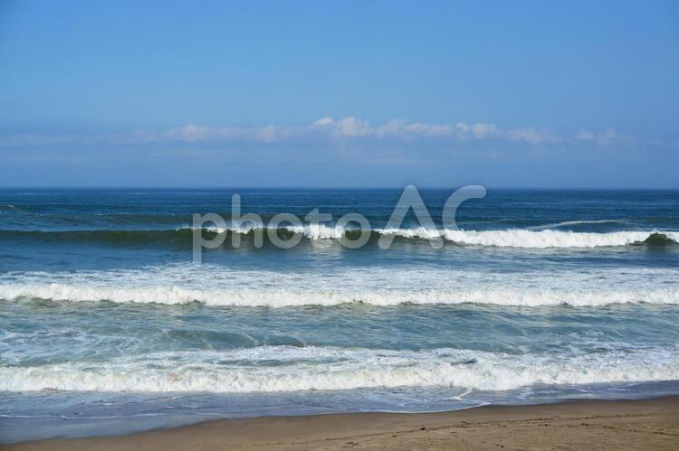 部原の海の波打ち際 波打ち際,海岸,波の写真素材