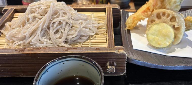 天ざるそば 天ざるそば そば,蕎麦,麺の写真素材