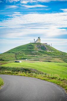 北海道 宗谷丘陵の風景 北海道 宗谷丘陵の風景 北海道,宗谷,宗谷丘陵の写真素材